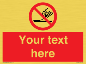 Custom prohibition Do not use for face grinding